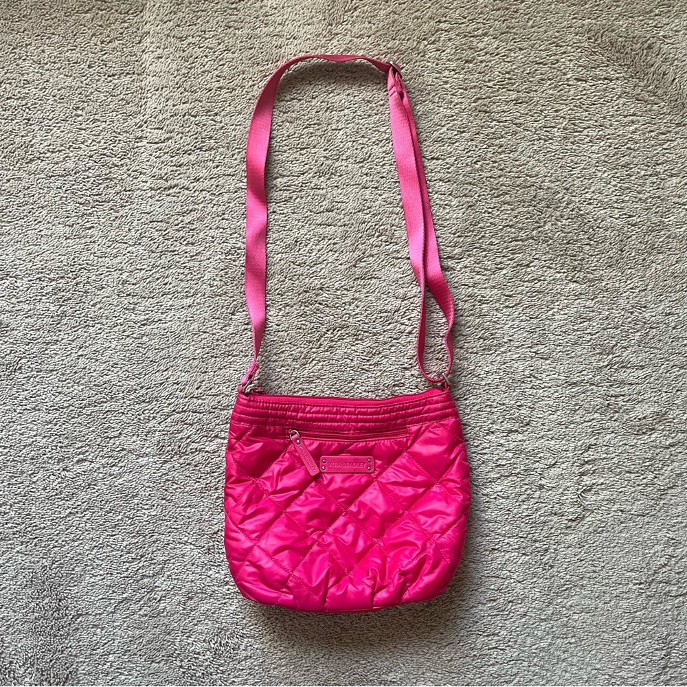 Vera Bradley Pink Puffy Shoulder Bag